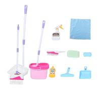 Toyvian 1Juego Limpieza para Pequeños con Incluye Escoba Recogedor Fregona y Cepillo Kit Educativo para Desarrollar Coordinación Mano y Habilidades de Limpieza