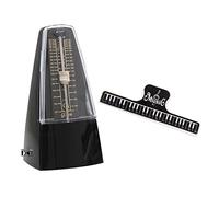 Toyvian 1juego Metrónomo Mecánico Con Clip Para Partituras Preciso y Duradero Para Piano Guitarra Batería y Instrumentos Musicales