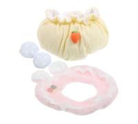 Toyvian 1juego Ropa De Peluche para Muñecas Conjunto De Vestido y Pantalones para Ositos Accesorios De Estilo Delicado para Decorar y Jugar Familiares