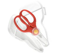 Toyvian 1juego Tijeras De Alimentos Para Bebés Cuchillas De Cerámica Cortador De Comida Para Años Portátil y Práctico Para Frutas y Verduras Incluye Funda y Estuche De Almacenamiento