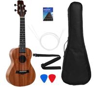 Toyvian 1juego Ukulele De Madera Para Principiantes Diseño De Pájaro Kit Completo Para Estudiantes De Música Con Accesorios y Guía De Inicio