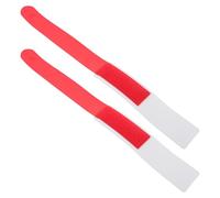 Toyvian 2 Correas de Fijación para Esquís y Snowboard de Nailon Resistente 38X450 MM Color Rojo Cierre Adhesivo de Correas para Transporte y Sujeción Actividades de Nieve