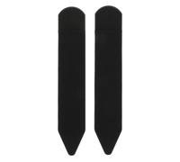 Toyvian 2 Fundas Protectoras Adhesivas para Lápiz Óptico en Plástico y Tejido Negro, Soporte Anti-Manchas para Tableta Diseño Elegante y Protección Segura