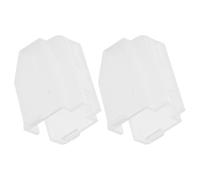 Toyvian 2 Fundas Protectoras para Aguja de Tocadiscos Vinilo, Cubiertas de Aguja de Plástico Semitransparente, Repuesto para Cartuchos de Vinilo, Accesorio para Equipo Dj, Protección