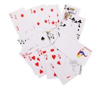 Toyvian 2 Juegos de Cartas de Póquer de Papel Vacías para Transferencia de Calor, Tarjetas DIY de Sublimación Sola Cara, Juego Portátil para Entretenimiento y Bricolaje en Casa