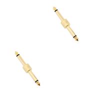 Toyvian 2 Juegos de Conectores de Acoplador de Pedal de Guitarra de bajo Consumo Adaptador de Pedal de Efectos de Guitarra de 6 35 Mm 6 Piezas