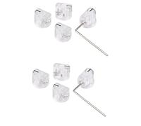 Toyvian 2 Juegos de Perillas de Guitarra Control de Volumen para Amplificador Y Pedal de Efectos de Puntero con Llave Gd68 Tono 4 Piezas