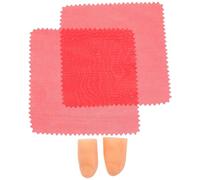 Toyvian 2 Juegos Dedos Falsos y Pañuelos para Accesorios Compactos para Truco Escénico Prop Divertido para Magos Casa Calle y Fiesta