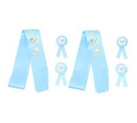 Toyvian 2 Juegos Insignia De Correa De Hombro De Maternidad Futura Mamá Insignia Padre Para Ser Pin Alfiler De Shower Para Papá Mami Para Ser Faja Colocar Bebé Estilo Hojalata