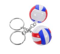 Toyvian 2 Llaveros De Voleibol Adornos De Voleibol Llaveros Con Forma De Pelota Artículos Esenciales De Voleibol Llaveros De Pelota Deportiva Llaveros Deportivos Para Mochilas Dije