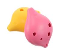 Toyvian 2 Ocarinas Pequeñas De 6 : Instrumento Musical De Ocarina De Seis Para, Ideal Para La Educación Musical. Instrumento De Viento De Transportar.
