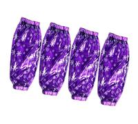 Toyvian 2 Pares Protector Brazo para Cocina Manguitos de Antebrazo Resistentes al Aceite con Diseño Elástico Cómodos y Duraderos para Limpieza y Cocina Morado