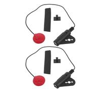 Toyvian 2 pastillas para violín: pastilla de contacto piezoeléctrico para instrumentos acústicos - Transductor adhesivo piezoeléctrico - Micrófono portátil para guitarra, ukelele y guitarras