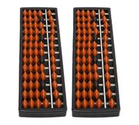 Toyvian 2 Piezas Ábaco Cálculo Columnas de Plástico Chino 13 para Aprendizaje