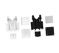 Toyvian 2 Piezas Abrazadera de la Manguera acortar Pesado Tubo Tubería Acuario Flexible Soporte de Manguera de Filtro Abrazadera Fija para pecera Abrazaderas de fijación acrílicas Acrílico