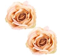 Toyvian 2 Piezas Abrazadera de Sujeción para Cortinas Flor, Decorativa | Plástico, Tela y Metal, Instalación Rápida, para Visillos y Valencias, Estudio o Decoración Nupcial