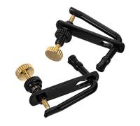 Toyvian 2 Piezas Afinador de Violín de Acero Inoxidable Ajustador de Cuerdas para Violín Herramientas de Afinación Fina para Instrumentos Musicales Accesorio Negro y Dorado
