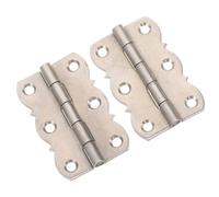 Toyvian 2 Piezas Bisagra de Piano de Acero Inoxidable para Atriles | Acabado Pulido, Alineación Precisa y Apertura Suave, Resiste Montajes Repetidos, Color Plata