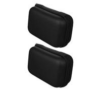 Toyvian 2 Piezas Bolsa para Pedalera de Guitarra Eléctrica, Estuche Rígido de Eva y Tejido, Almacenamiento Seguro y Portátil para Ensayos y Viajes