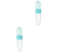 Toyvian 2 Piezas Botella De Cereal De Arroz Comederos De Cereales Botellas De Pasta De Arroz Comederos De Silicona Bebé Alimentador Gel De Sílice