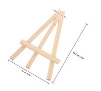 Toyvian 2 piezas Caballetes Plegables de Madera para Mesa Soporte de Trípode y Ligero para Exhibición de Tarjetas Coleccionables Mini Soporte Decorativo para Oficina y Eventos