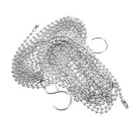 Toyvian 2 Piezas Cadena de Medición Portátil para Altura de Redes de Voleibol y Otras Alturas, Acero Inoxidable, Funcionalidad Multideporte para Torneos y Juegos Playa