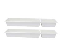 Toyvian 2 Piezas Caja de Agua para Aves de Corral de Diseño Material Duradero Accesorio para Jaulas de Pollos y Aves de Limpiar y Llenar