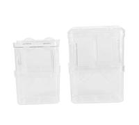 Toyvian 2 Piezas Caja de Cría de Peces Contenedor Transparente de Incubación para Acuarios Accesorio de Criadero con Separación para Cría de Alevines y de Peces Jóvenes