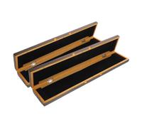 Toyvian 2 Piezas Caja de Madera para Flotadores Organizador de Tackle Resistente Gran Capacidad Estuche Rectangular para Almacenamiento de Señuelos y Accesorios de Pesca