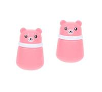 Toyvian 2 Piezas Caja De Soplo De Polvo Soplo De Polvo y Contenedor Precioso Estuche Para Polvos Contenedor De Polvo Corporal Con Tamiz La Burbuja Cartucho De Toner Vacio Viajar Páginas