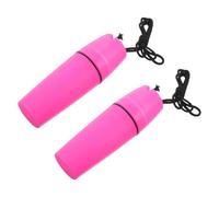 Toyvian 2 Piezas Caja Seca Portátil de Plástico Rosa Resistente y Flotante, Estuche Protector Hermético para Kayak y Salidas de Verano, Recipiente Seco Adecuado para Actividades Acuáticas