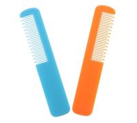 Toyvian 2 Piezas Cepillo Pelo Bolsillo Peine De Dientes Redondos y Suaves Para Recién Nacidos Peine Desenredante Para Cabello Mojado Para Bebés