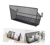 Toyvian 2 Piezas Cestas Almacenaje Cestos Almacenaje Cesta Colgante Junto a La Cama Canasta De Dormitorio Almacenamiento Metal