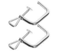 Toyvian 2 Piezas Clip de Fijación con Ajuste de Sujeción de 4-9cm para Máquina de Pasta Manual de Aleación de Hierro Accesorio Seguro y Confiable para Repuesto en Cocina