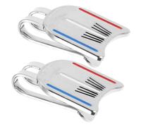 Toyvian 2 Piezas Clip de Sombrero con Marcador de Bola de Inoxidable Accesorio Práctico y Elegante para Golfistas
