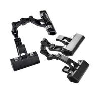 Toyvian 2 Piezas Clip para Sketchpad Doble Cabeza Rotativo Ajustable con Brazo Flexible para Sujetar Tableros y Fotos Pinza Estable para Artistas con Protección Anti-daño