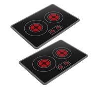 Toyvian 2 Piezas Cocina Inducción Simulada con Sonido y Luz Accesorios Cocina Realistas para Desarrollo Sin Batería