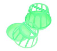 Toyvian 2 Piezas Comedero Antideslizante para Aves de Corral de Alimentador Portátil para Pollos y Gansos para Exteriores Resistente y de Llenar