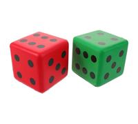 Toyvian 2 Piezas Dado y de Pulgadas para Espuma de 3.15 Jumbo Actividades Sensoriales, Fácil de Agarrar Seguro en Adultos Juegos Educativos