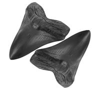 Toyvian 2 Piezas de de Megalodón Resina de Decoración Retro Ligera para Colección y Educación Adorno Compacto para Hogar y Oficina