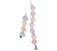 Toyvian 2 Piezas De Juguetes De Madera De Pimienta para Pájaros Juguetes para Loros Que Aburren Loros Que Muerden Pájaros Jaula Colgante Suave Y Pequeña para Masticar
