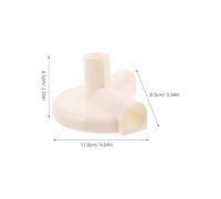 Toyvian 2 Piezas de Juntas para Cercados Infantiles con Ventosa Conector T Angular de 22 MM de Diámetro Interior Accesorios de Repuesto para Juegos de Fijación Segura Superficies