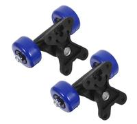 Toyvian 2 Piezas Ejes de Patineta de Plástico, Control Avanzado | Puente Completo, Separación de Orificios 6,3x4,3cm, para Tablas y Superficies Irregulares