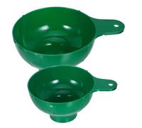 Toyvian 2 piezas Embudo de Plástico de Boca Ancha para Mermeladas y Salsas de Herramienta Ergonómica para Envasado de Líquidos Cocina y Profesional