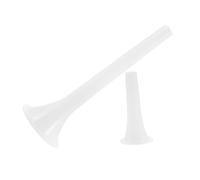 Toyvian 2 piezas Embudo para Embutidora de Salchichas de Plástico Reutilizable Tubo de Llenado Ligero y Compacto para Máquina de Carne Eléctrica Accesorio para Cocina
