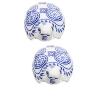 Toyvian 2 Piezas Estatua De Animal Flotante Decoraciones De Peceras Pecera Decorativa Animales Reptil Decoración De Peces Falso Ornamento del Acuario Cerámica