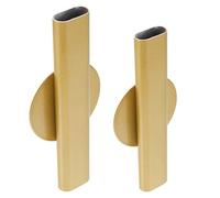 Toyvian 2 Piezas Florero de Pared Decorativo para Salón y Dormitorio Estilo Nórdico Diseño Moderno y Fácil Instalación para Decoración de Interiores