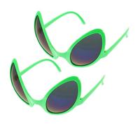 Toyvian 2 Piezas Gafas Divertidas Halloween para Fotomatón de Accesorio | Prop de Foto Multipropósito, Diseño Divertido y Moda, Adecuado para Cosplay Party y Recuerdos