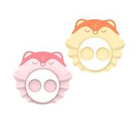 Toyvian 2 Piezas Gorro De Ducha Infantil Con Protección Auditiva Gorro De Champú Para Bebés Gorro De Baño Para Bebé Linda Visera De Baño Visera De Ducha De Agua Eva Niño Ajustable Casco