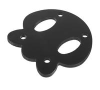 Toyvian 2 Piezas Juntas Antihundimiento para Longboard de Aleación de Aluminio Negro, Protectores Duraderos y Resistentes para Cubierta, Ideales para Patinaje en Calle y Eventos